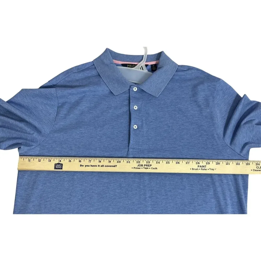 Polo Golf Ralph Lauren Light Blue Polo Shirt size Large Preppy Coastal